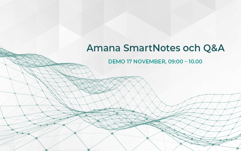 Auotomatisera din årsredovisning! Amana SmartNotes webinar. Disclosure Management SmartNotes - skapa årsrapporter enligt ESEF-kraven.