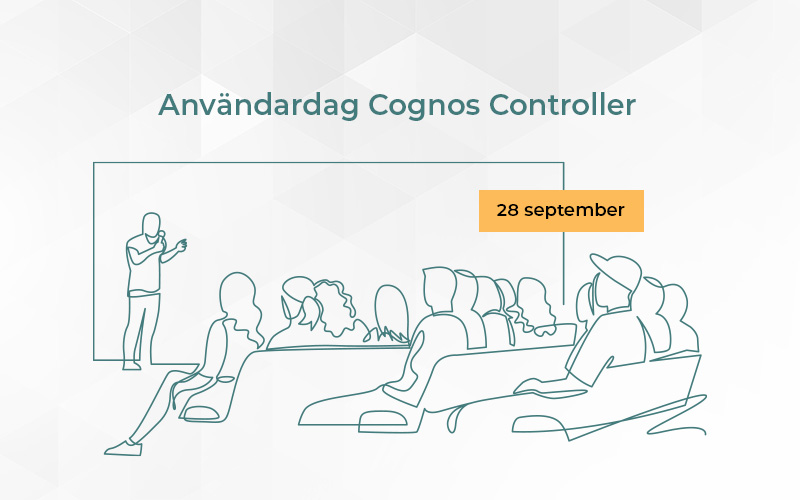 Användardag Cognos Controller – årets användardag som är kostnadsfri och vi fokuserar på Cognos Controller användare.